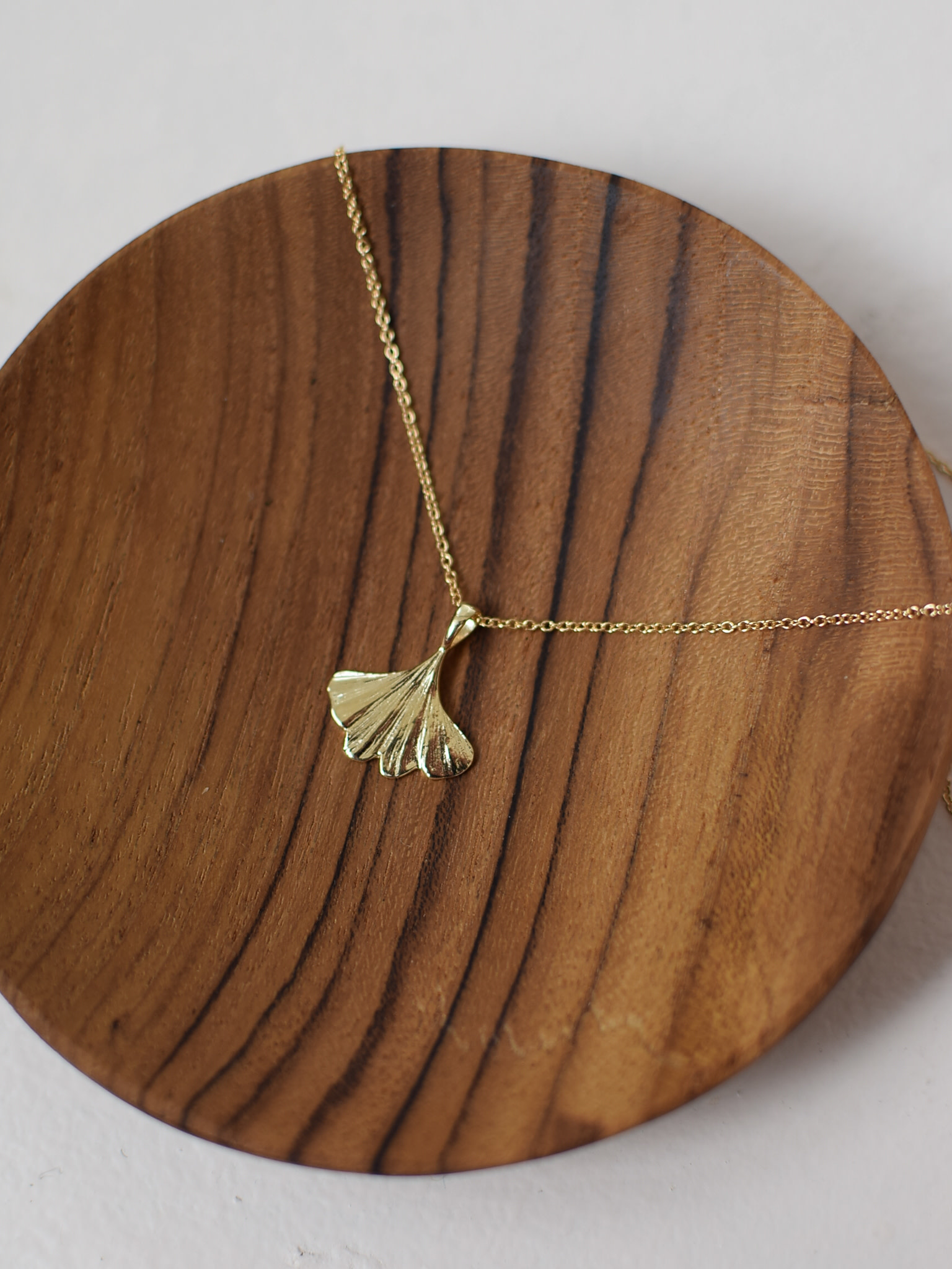 Ginkgo necklace