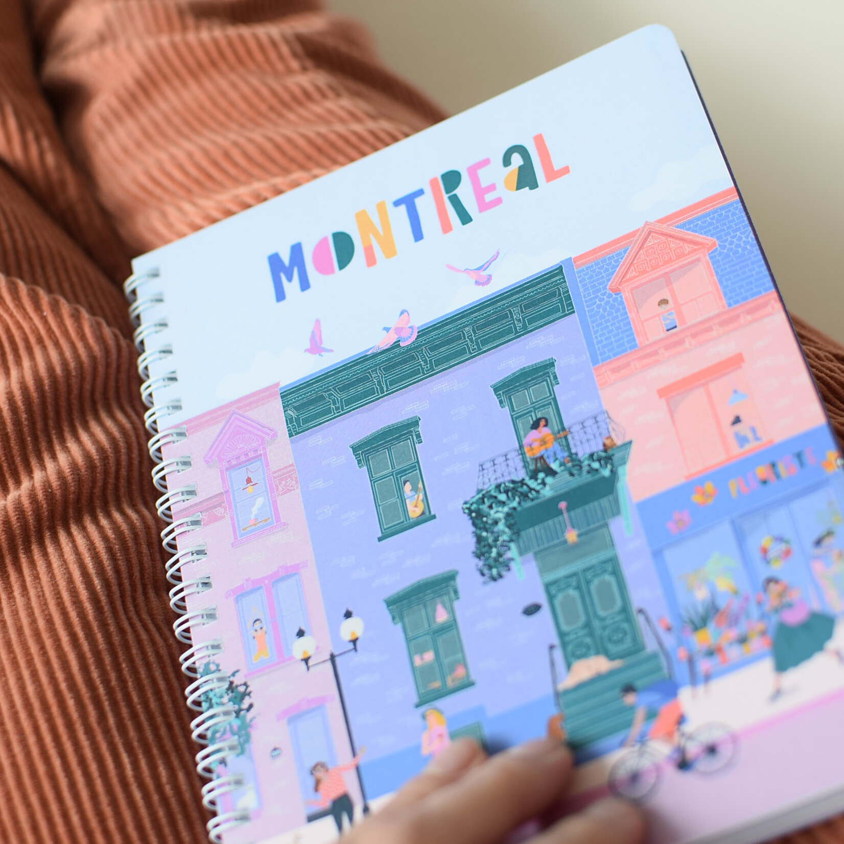 Spiral notebook - Montreal