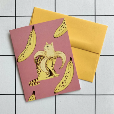 Paulie Card - Banana cat