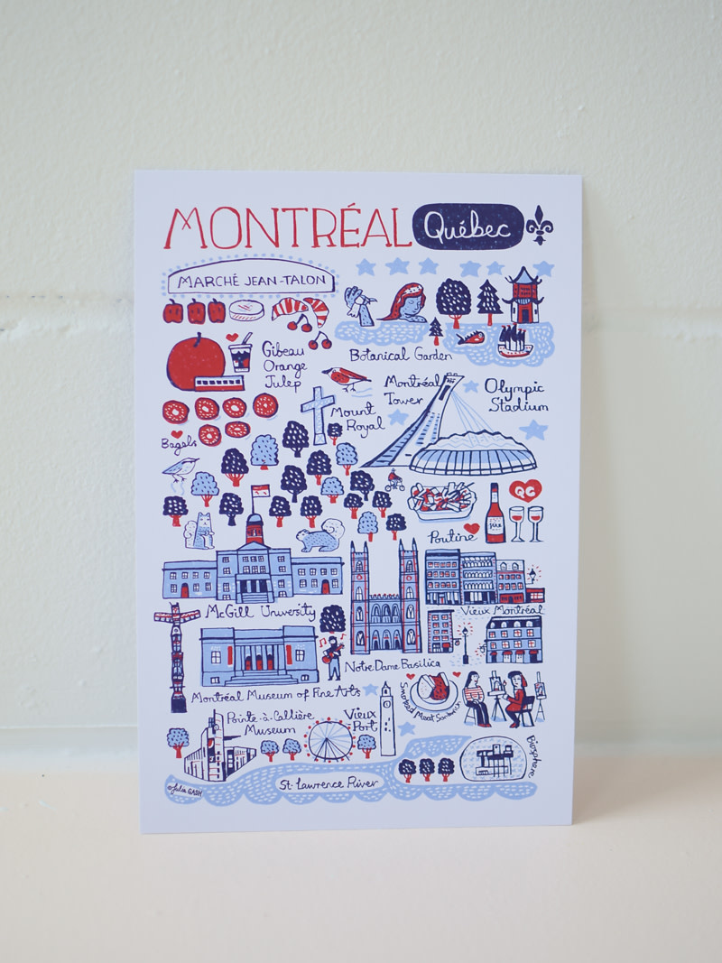 Lifestyle Market Montreal city print