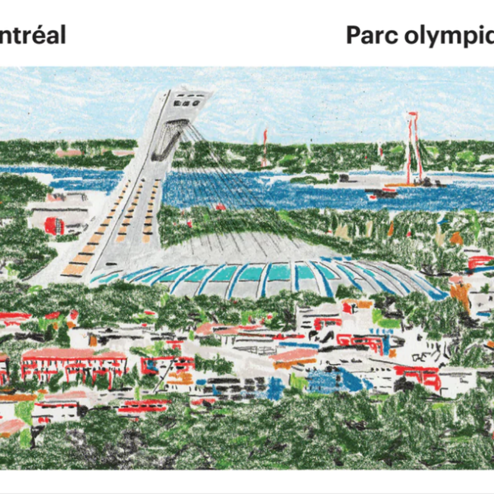 Postcard - Olympic Stadium