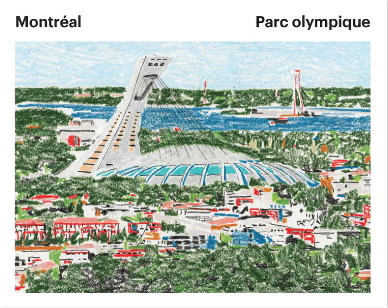 Postcard - Olympic Stadium