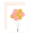 Card - Smiley Ballons