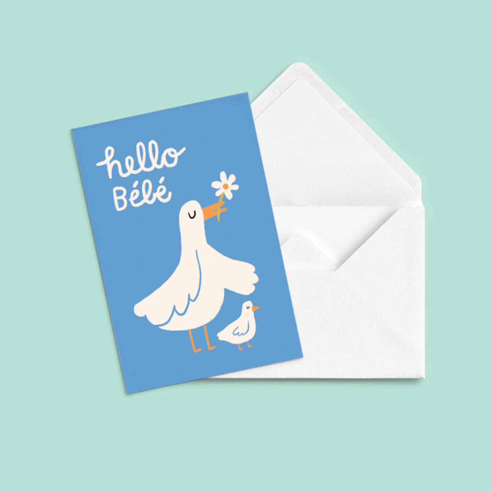 Greeting Card - Hello Bébé