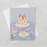 Carte - Gâteau aux fraises