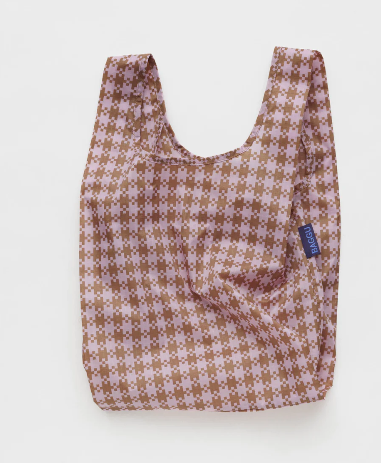 Baggu Bag - Rose Pixel Gingham - Bouche Bée