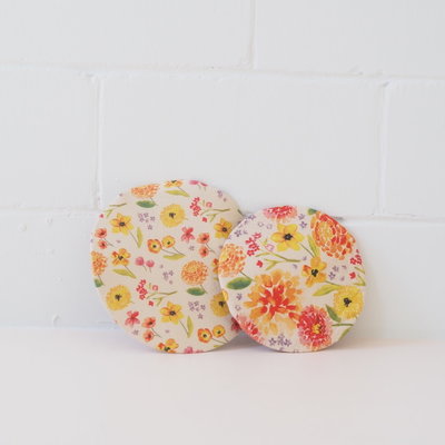 Danica Round Flat Cover Floral Cottage