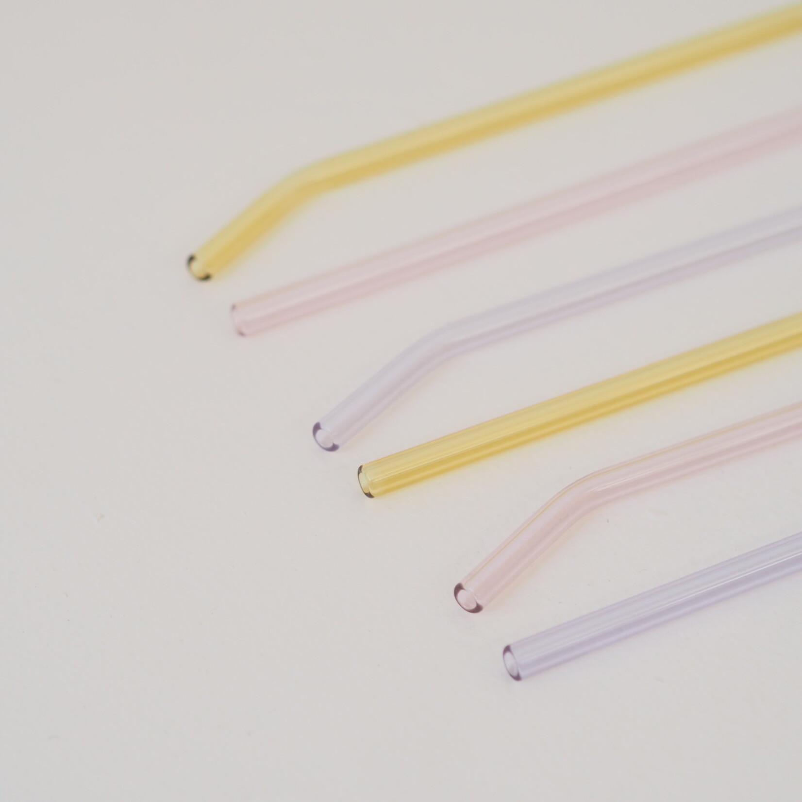 Set de 6 pailles - Pastel