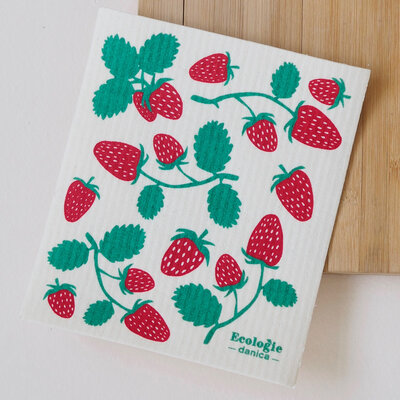 Danica Swedish sponge - Strawberries