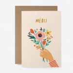 Carte - Merci bouquet
