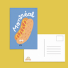 Postcard - Montréal hot dog