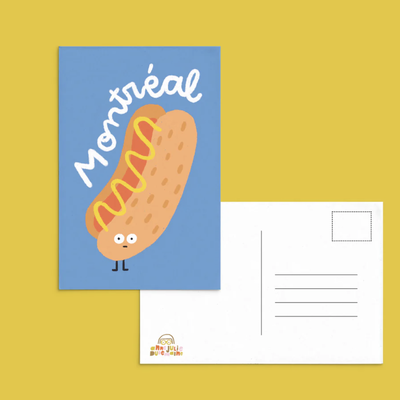 Card - Montréal hot dog