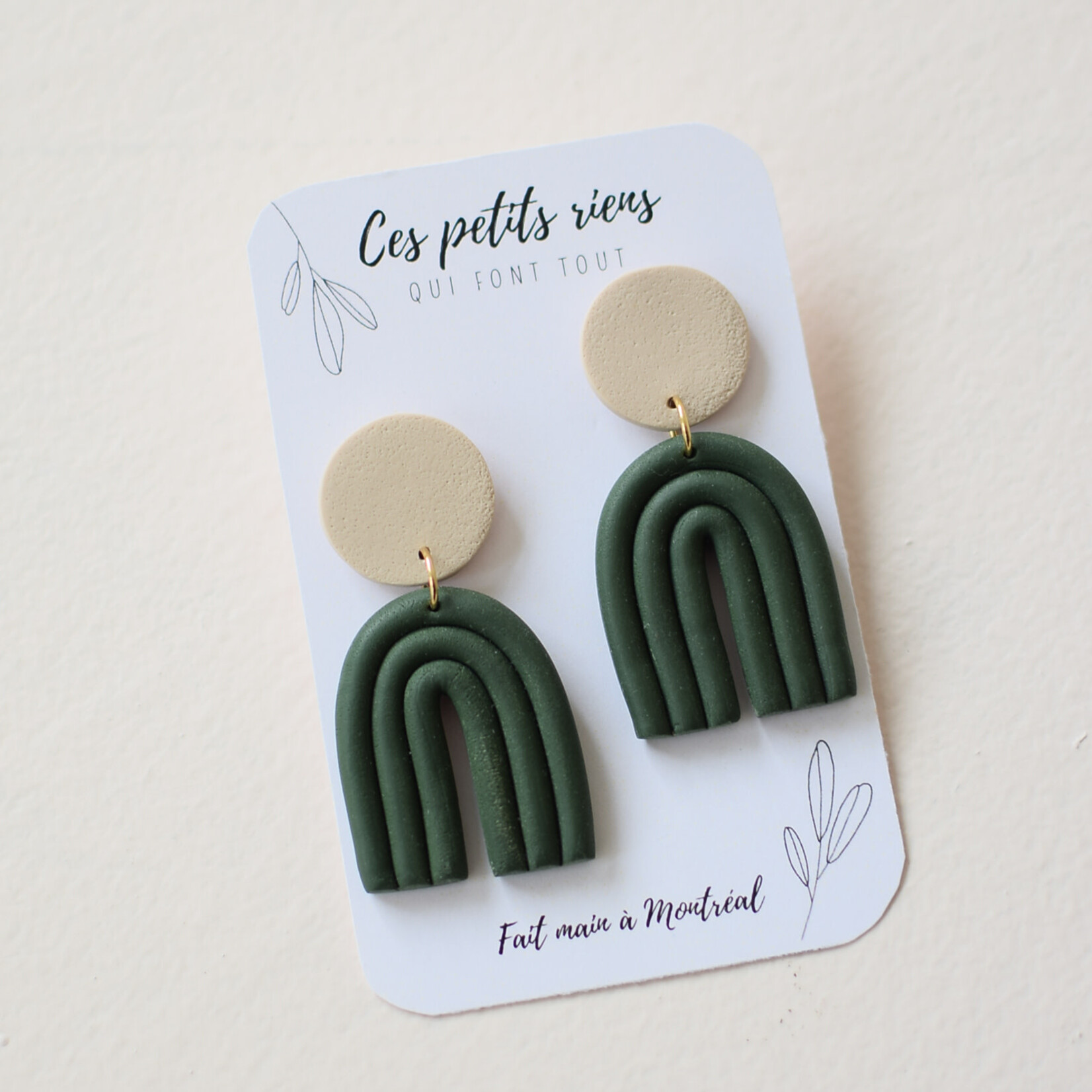 Boucles d'Oreilles Maxi Arcs Pampas