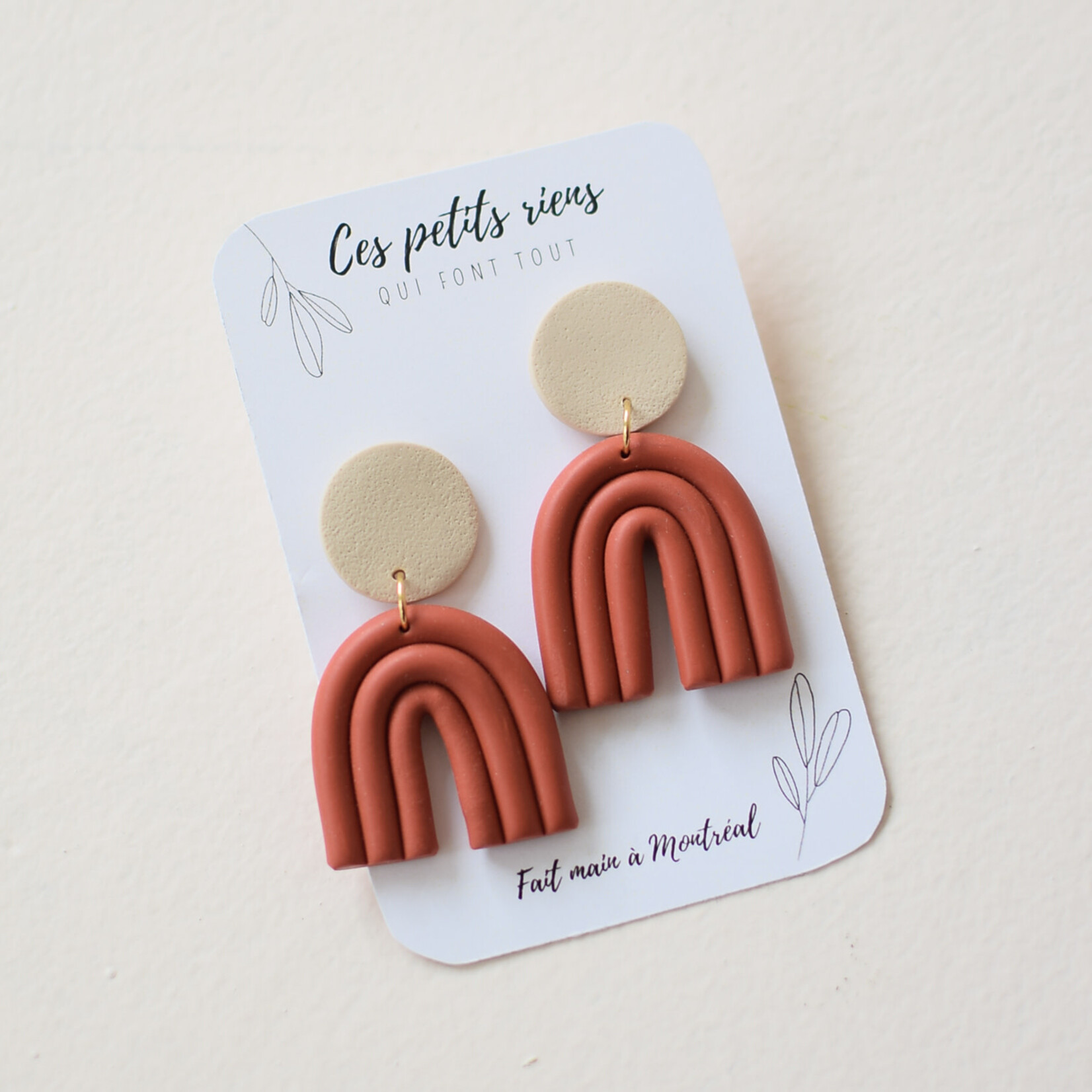 Maxi Rainbow Earrings Pampas
