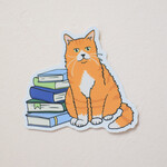 Red cat Sticker