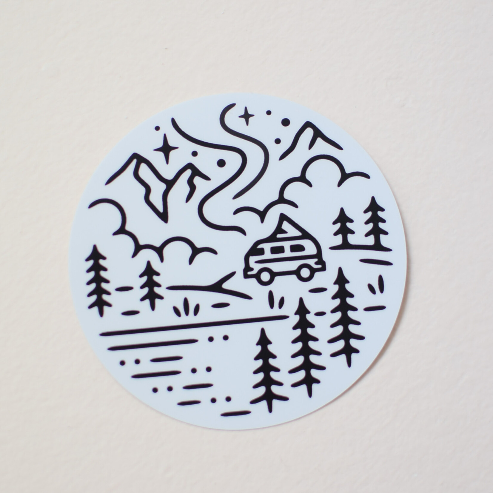 Sticker Outdoor camper