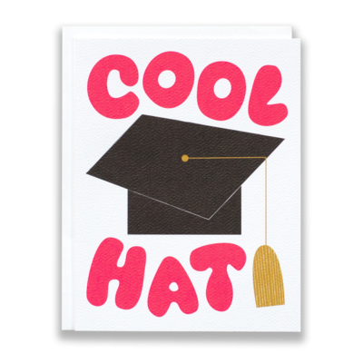 Carte -  Cool Hat Graduation