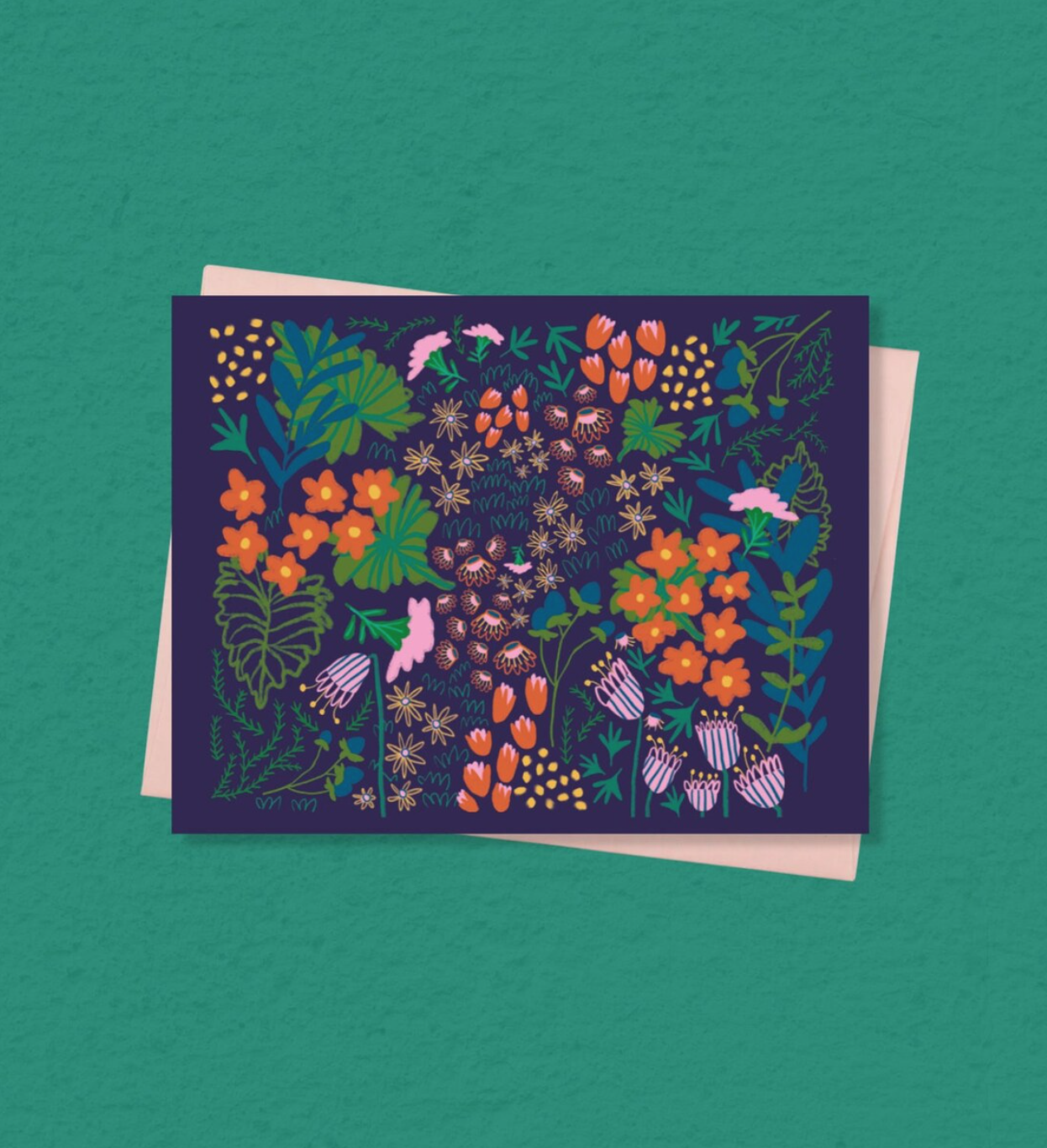 Greeting card - Tropical Garden