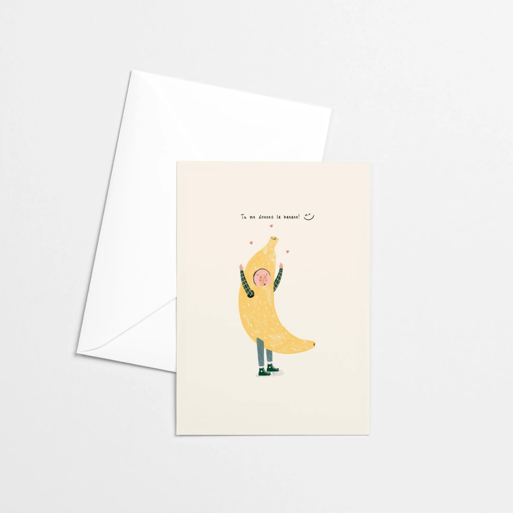 Greeting card - Tu me donnes la banane