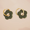 Earrings La fleur (duo)