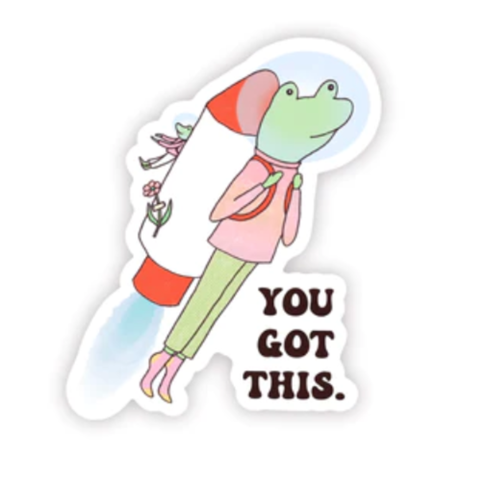Frog sticker