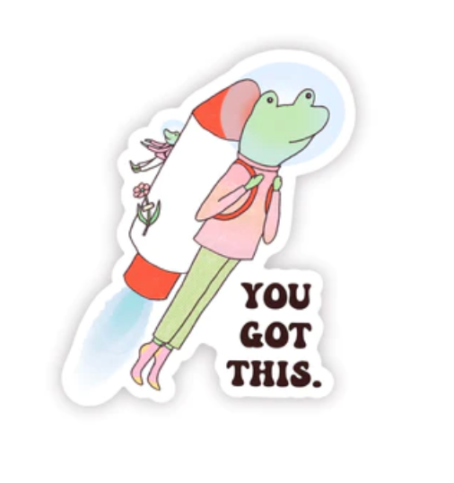 Frog sticker