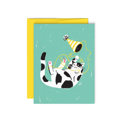 Card - Teasing cat