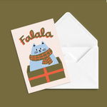 Card - Chat Noël