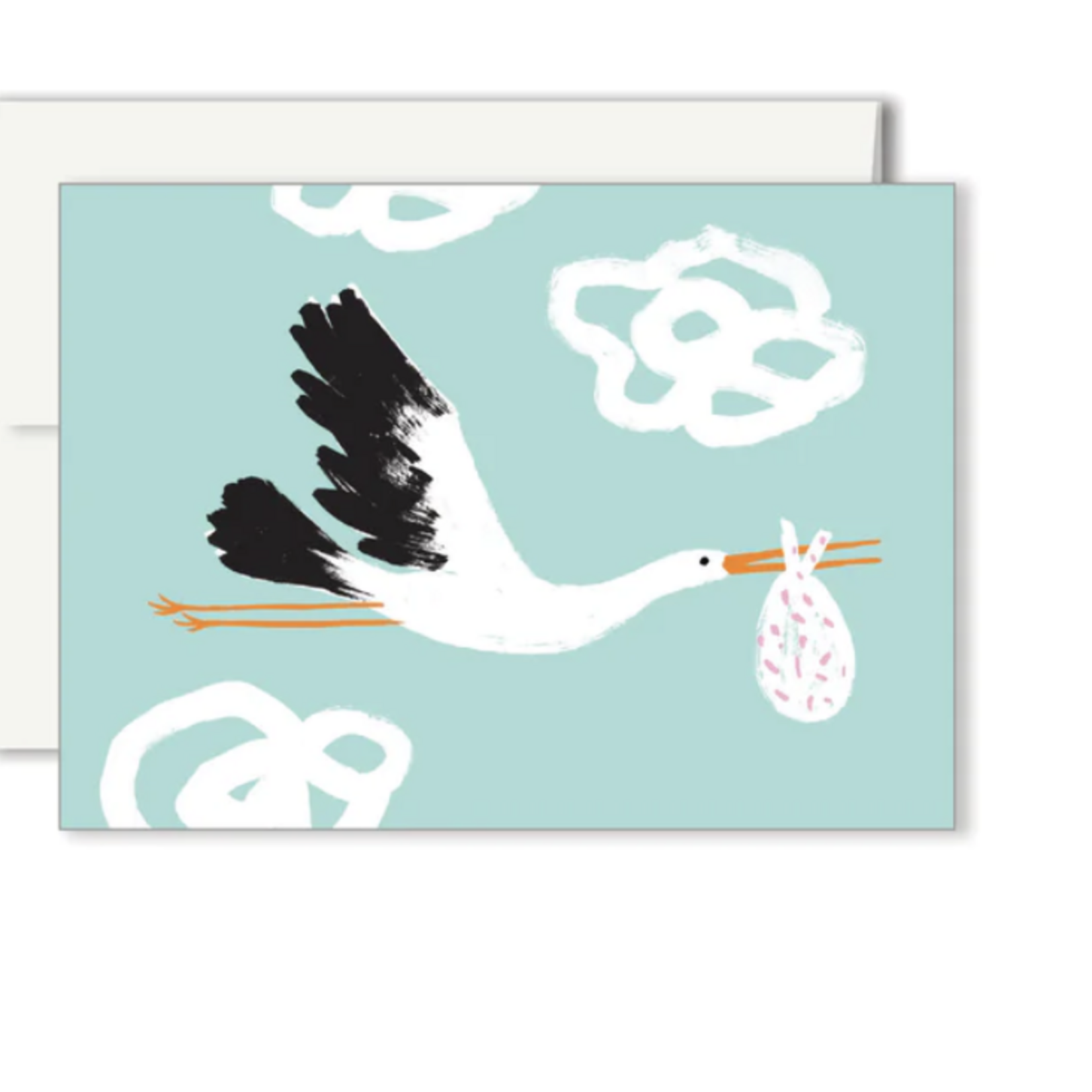 Mini carte - Cigogne