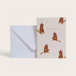Card -  Festive cats