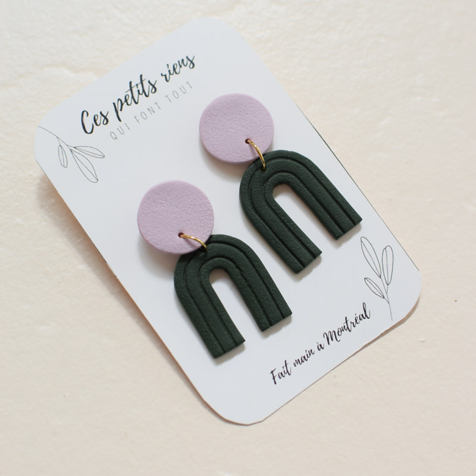 Boucles d'Oreilles Maxi Arcs Pampas