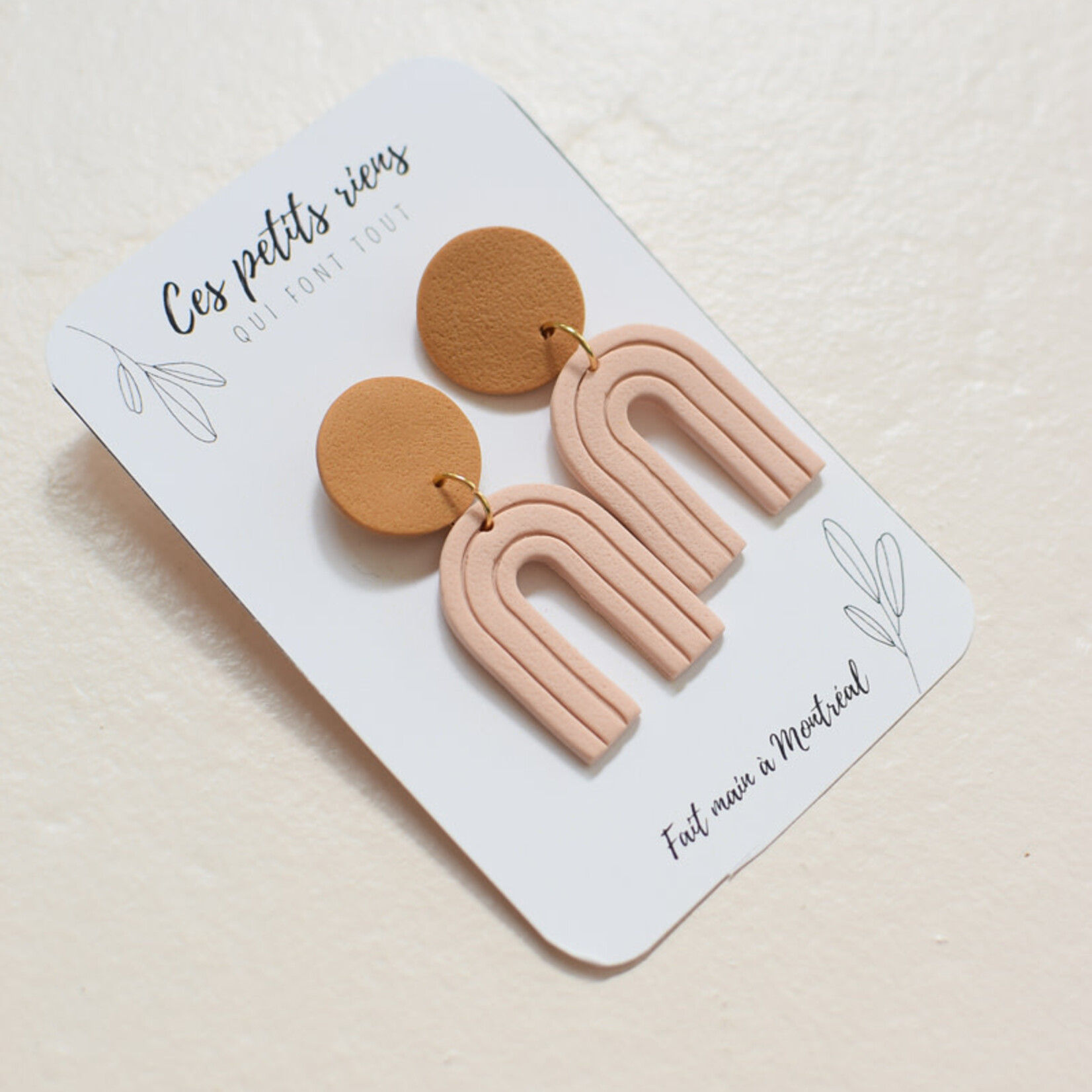 Boucles d'Oreilles Maxi Arcs Pampas