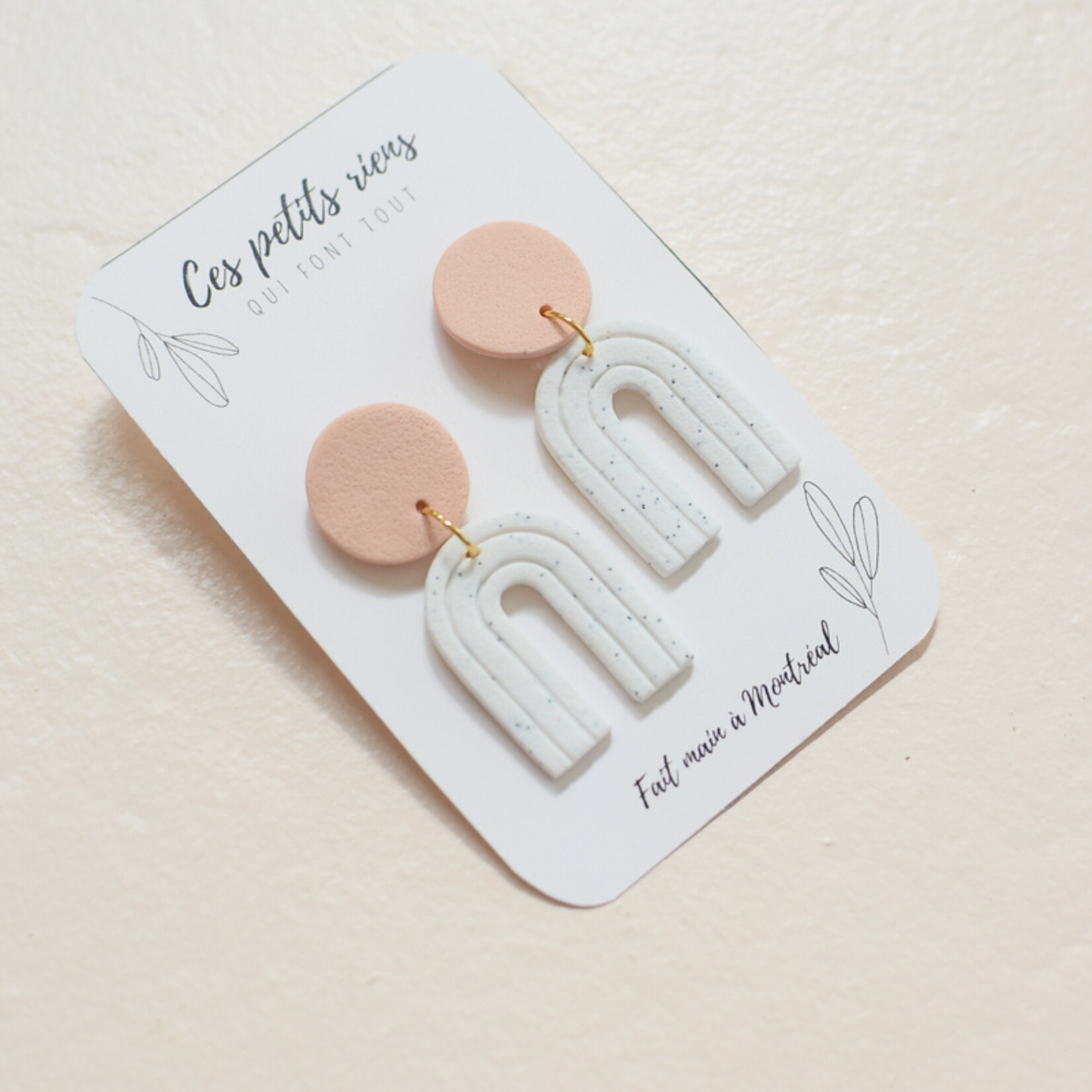 Boucles d'Oreilles Maxi Arcs Pampas