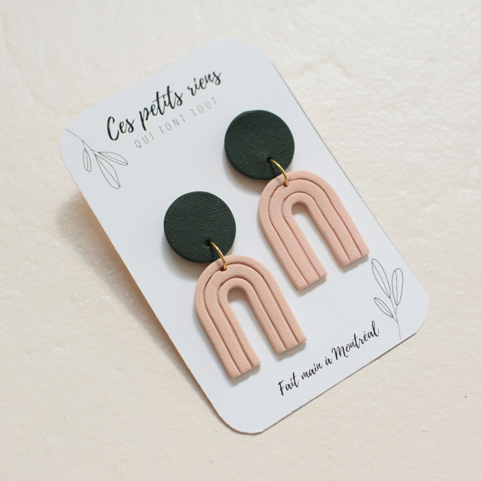 Boucles d'Oreilles Maxi Arcs Pampas