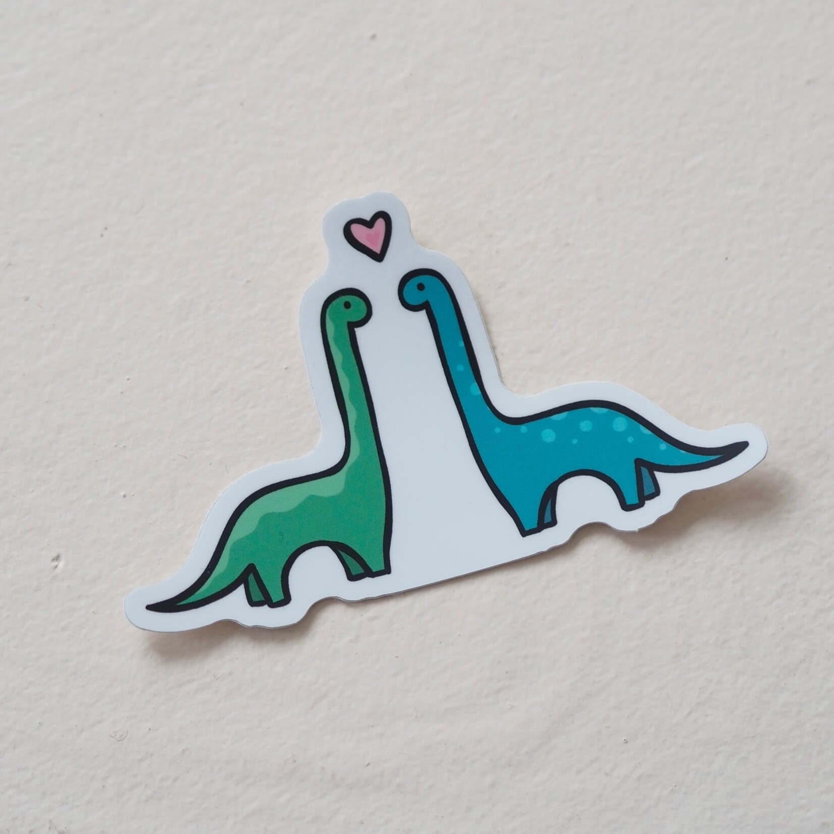 Sticker Dinos coeurs