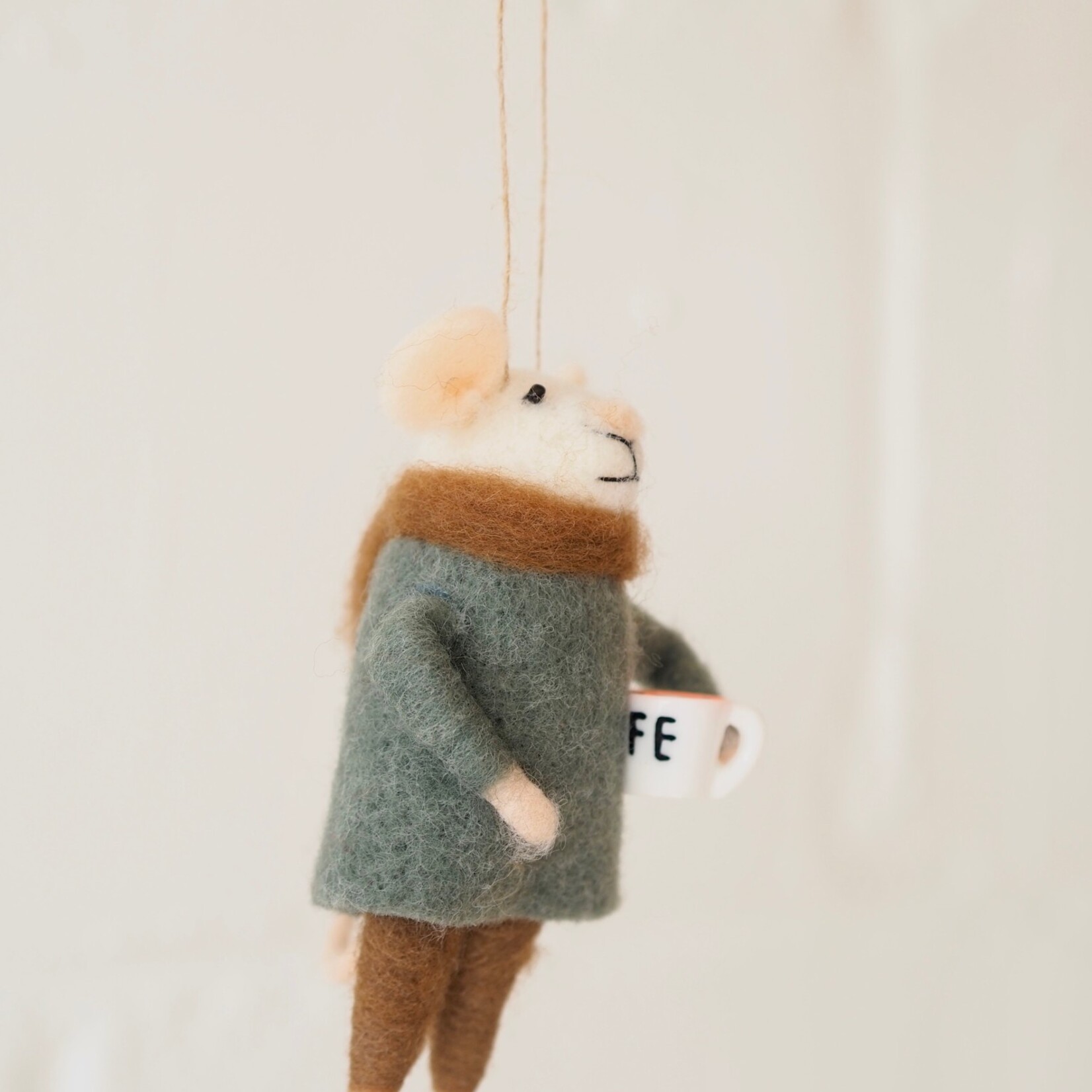 Ornement Souris - Café
