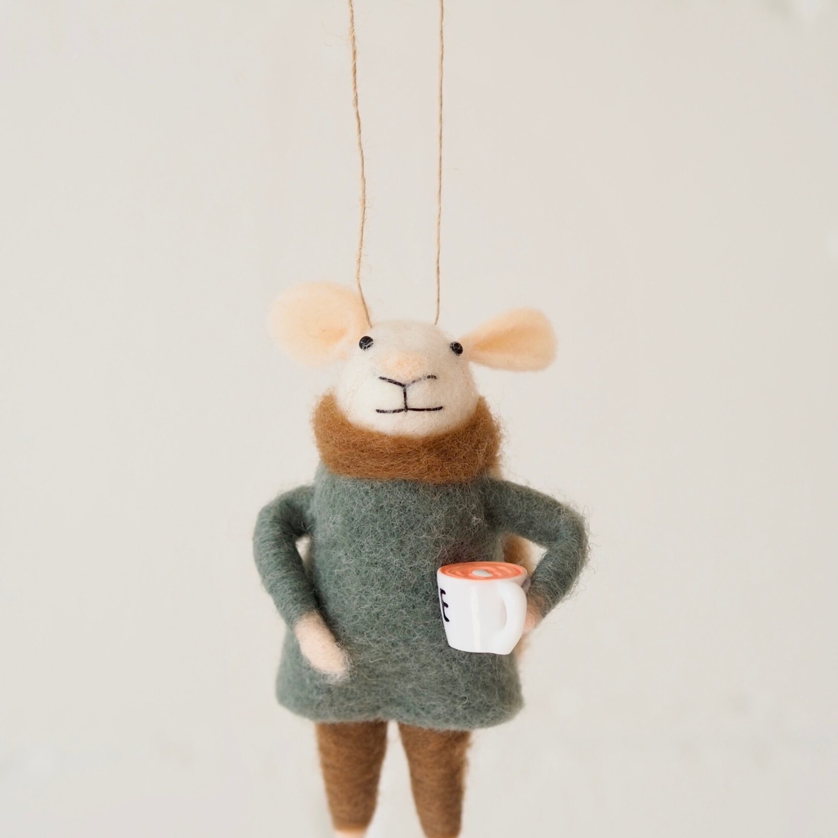 Ornement Souris - Café