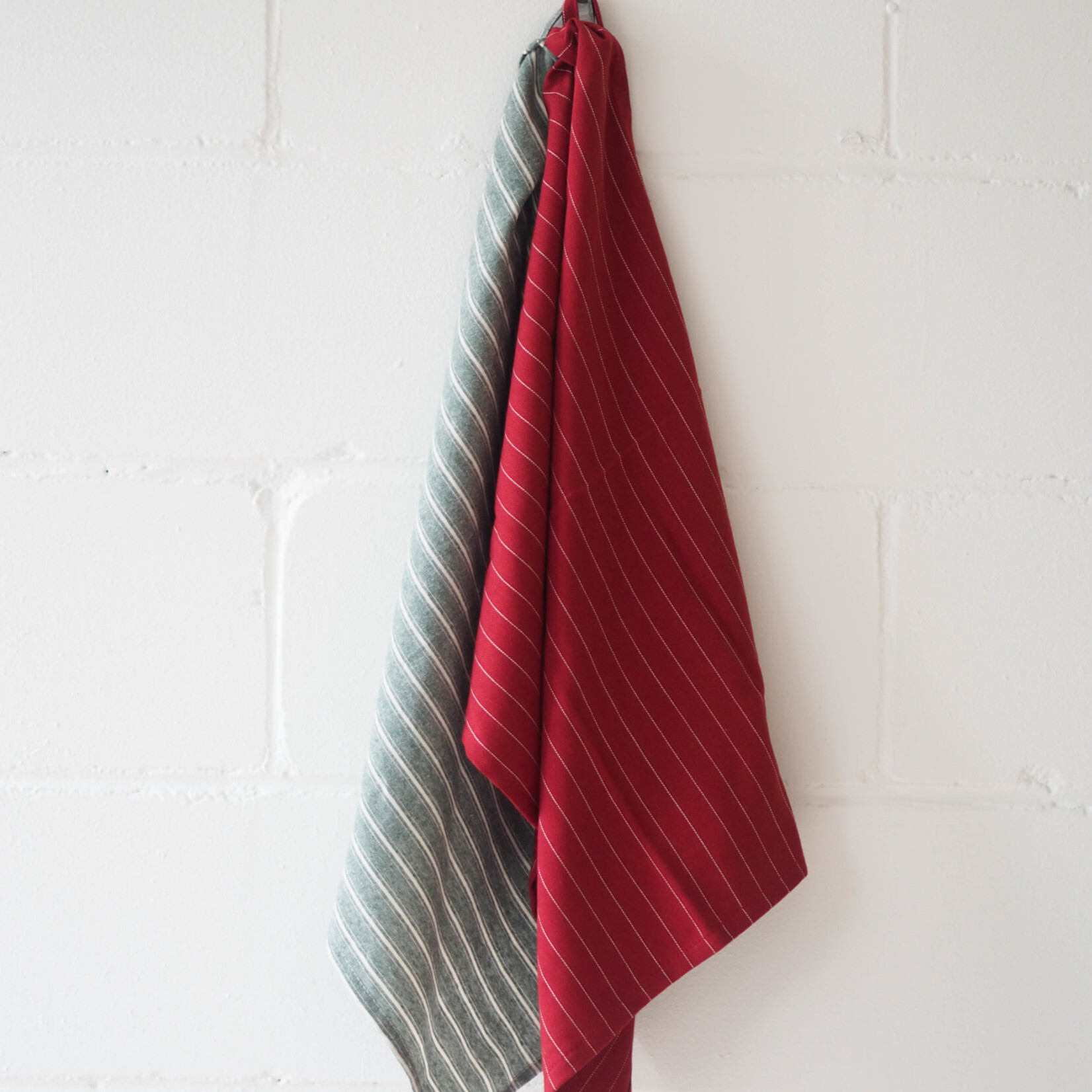 Linge coton vert