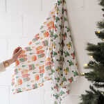 Duo of dishcloths - Christmas village