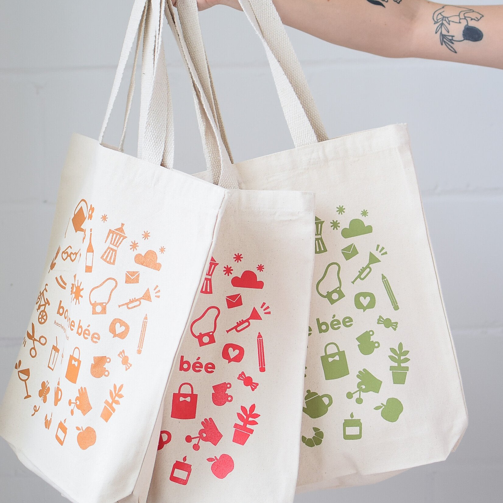 Totebag illustré Bouche Bée