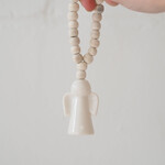 Ornament Angel wood pearl