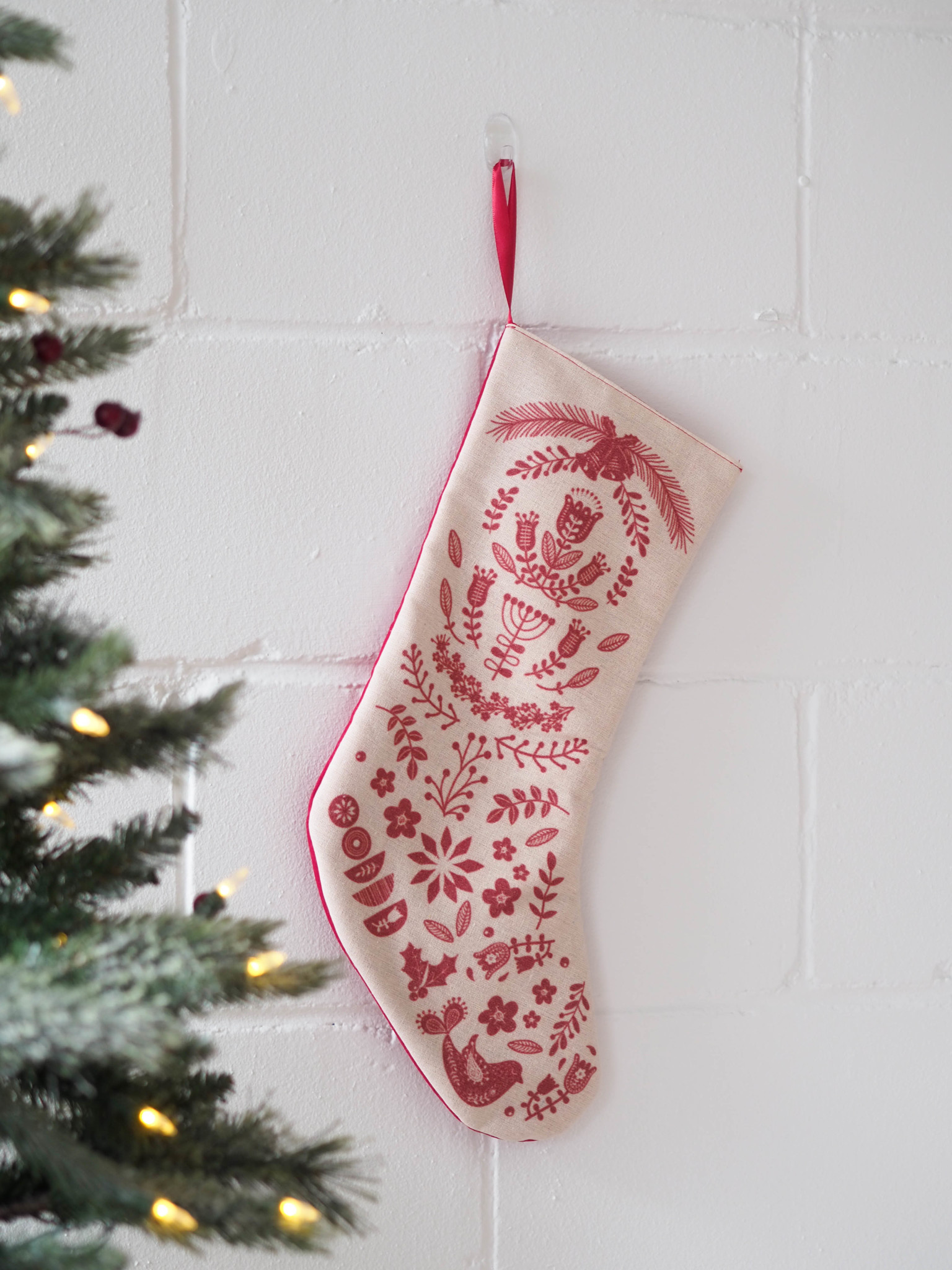 Scandinavian Christmas stocking