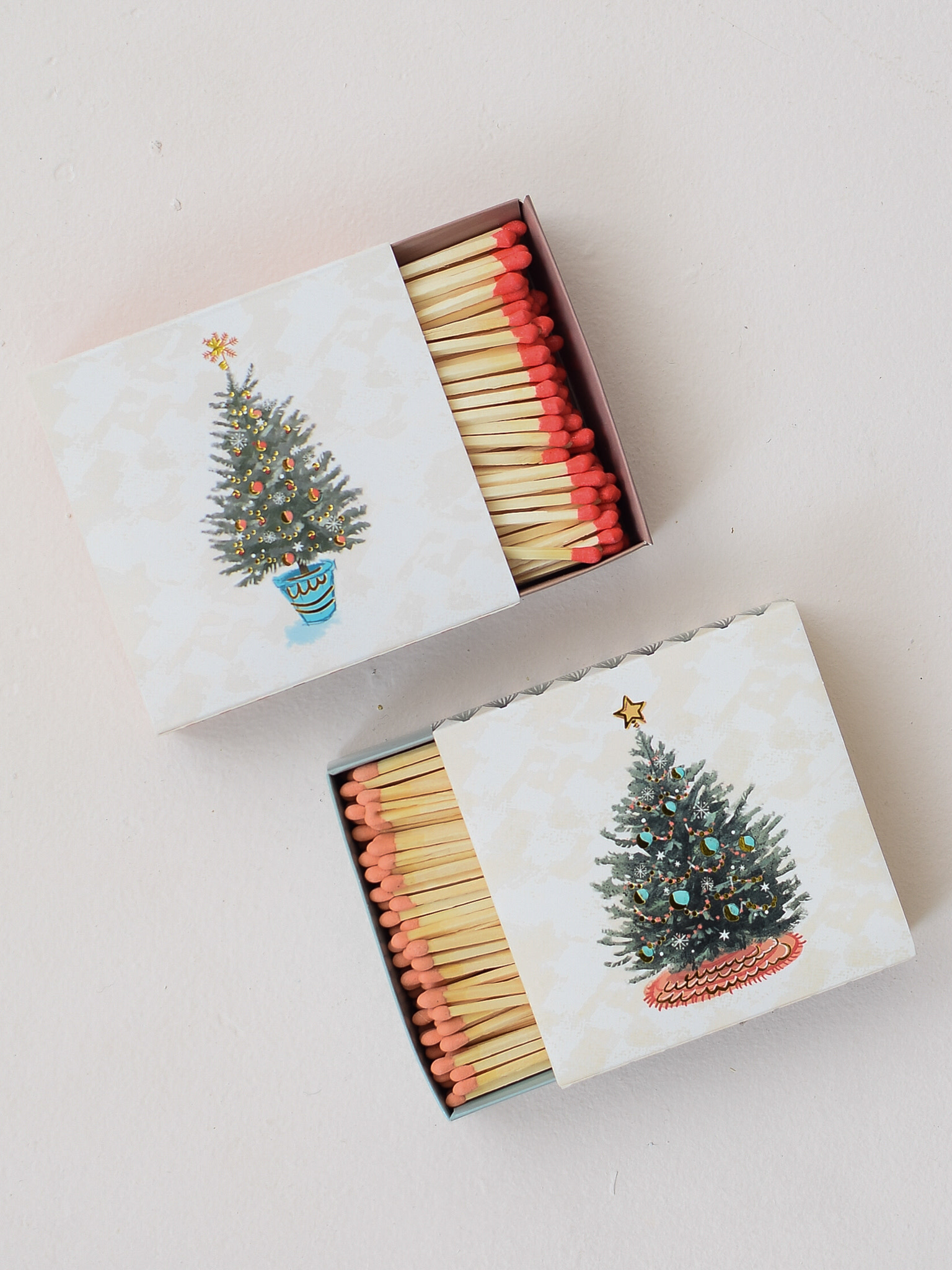 Christmas matches box