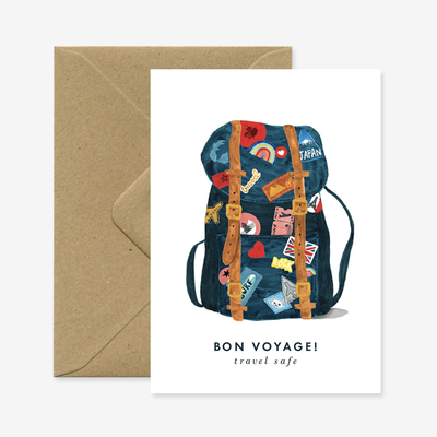 Card - Bon voyage