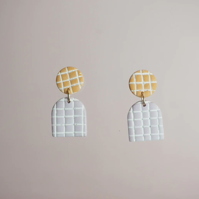 Earrings - Sunset Tile