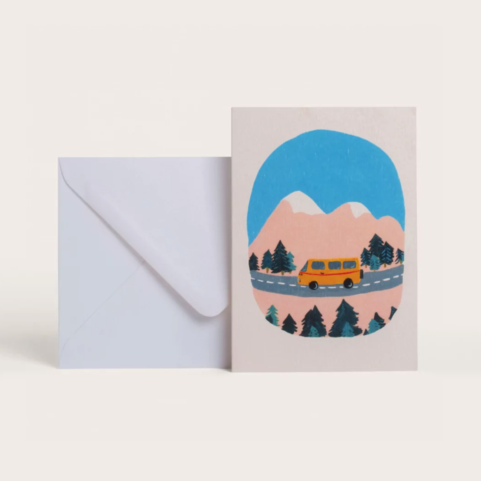 Carte de souhaits - Minibus