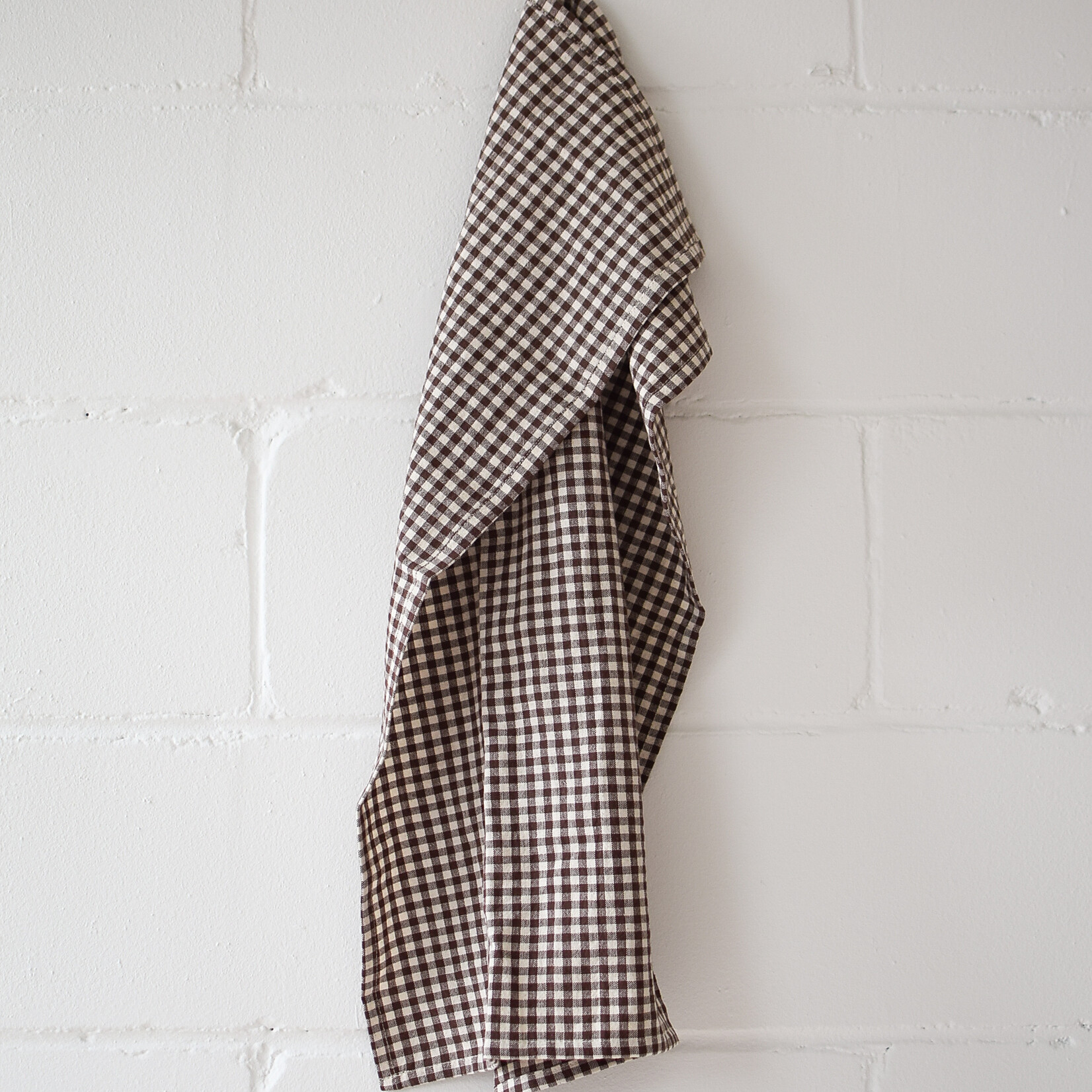 Gingham dishcloths