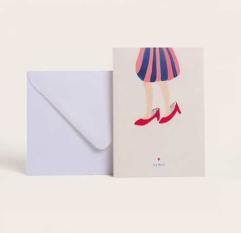 Season Paper Greeting card -  Maman shoes