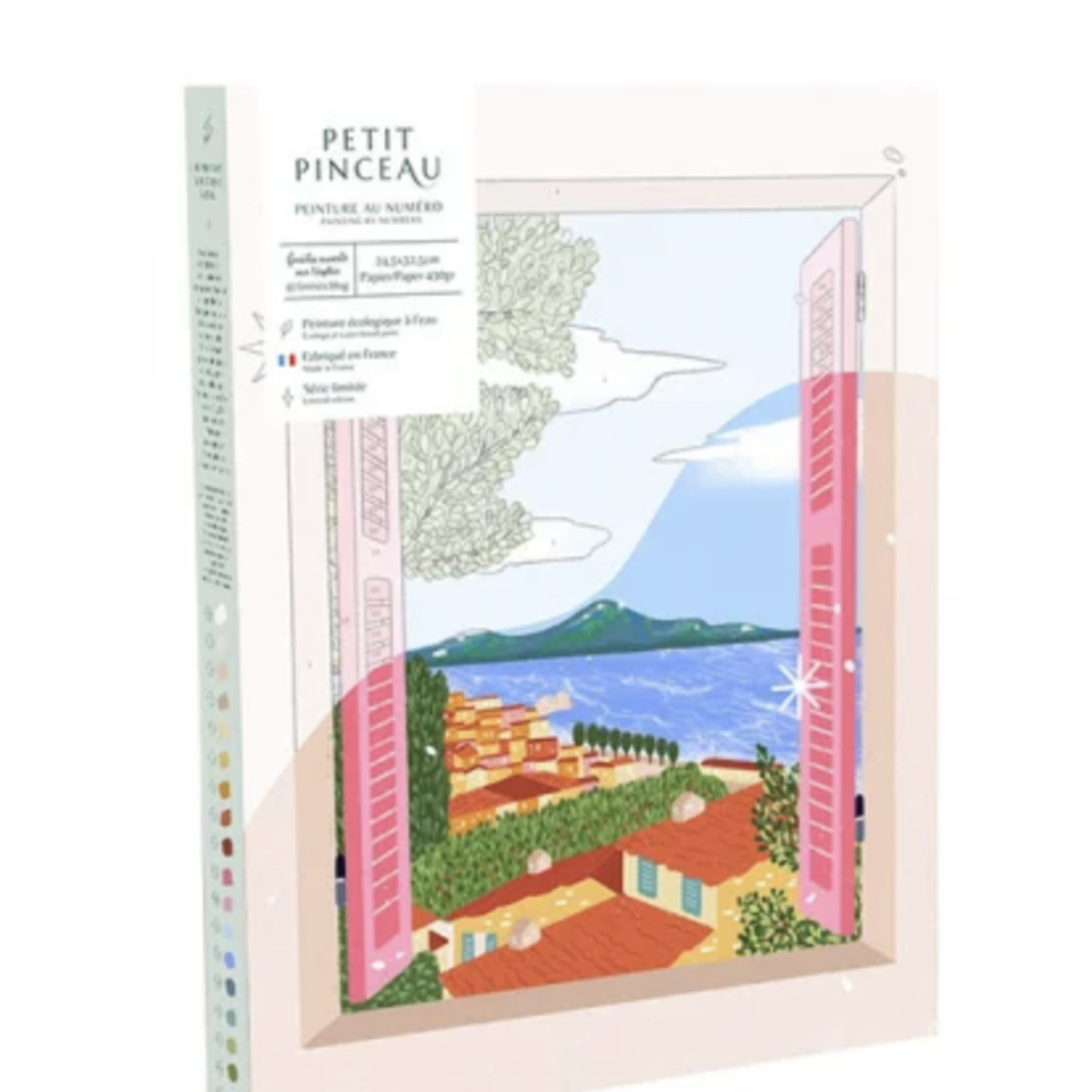 Coffret peinture au numéro - Fenêtre sur Naples