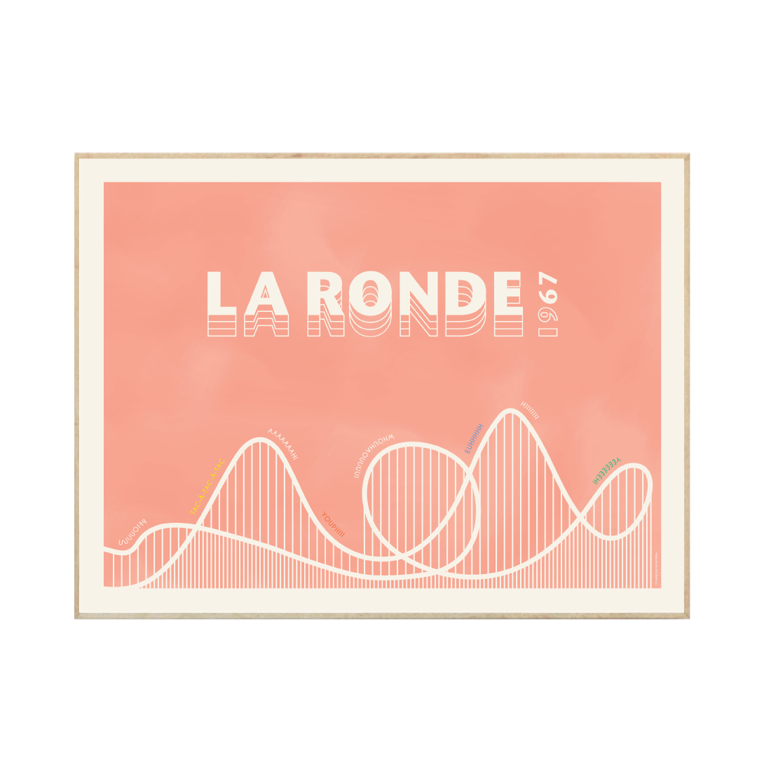 Poster - La ronde (fishing) 18x24